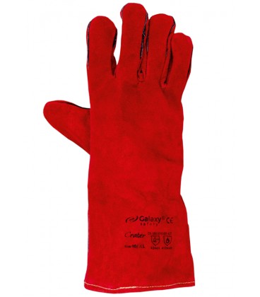 ΓΑΝΤΙΑ ΔΕΡΜΑΤΙΝΑ ΡΑΜΜΕΝΑ ΜΕ ΚΛΩΣΤΗ Kevlar® ΜΕ ΑΝΤΙΘΕΡΜΙΚΗ ΕΠΕΝΔΥΣΗ Galaxy Crater - 6 ΖΕΥΓΑΡΙΑ