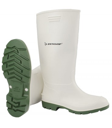 ΜΠΟΤΑ - ΓΑΛΟΤΣΑ ΕΡΓΑΣΙΑΣ ΓΟΝΑΤΟΣ Dunlop Pricemastor Unisex ΛΕΥΚΗ