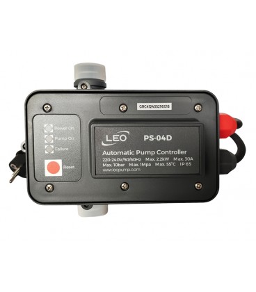 ΗΛΕΚΤΡΟΝΙΚΟΣ ΕΛΕΓΚΤΗΣ ΠΙΕΣΗΣ 1"x1" LEO MAX 3HP