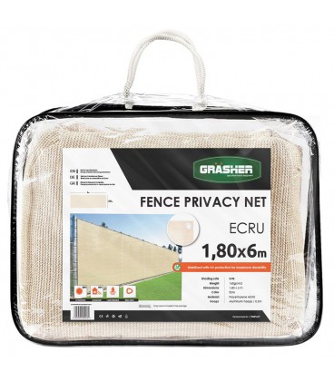 ΔΙΑΧΩΡΙΣΤΙΚΟ ΔΙΧΤΥ ΜΠΑΛΚΟΝΙΟΥ 160gr/m2 1,80x6m GRASHER ΜΕ ΚΡΙΚΟΥΣ