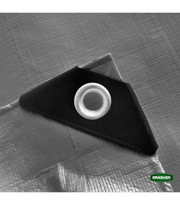 ΜΟΥΣΑΜΑΣ ΑΔΙΑΒΡΟΧΟΣ 250 gr/m² GRASHER ΓΚΡΙ