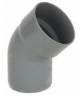 ΚΑΜΠΥΛΗ - ΓΩΝΙΑ 45⁰ PVC ΓΚΡΙ
