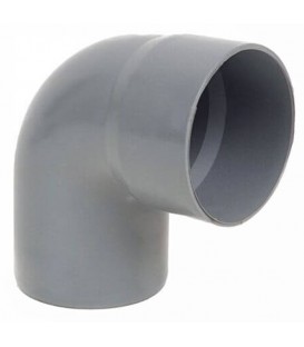 ΚΑΜΠΥΛΗ - ΓΩΝΙΑ 90⁰ PVC ΓΚΡΙ