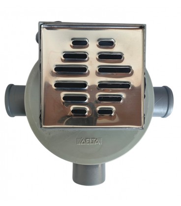 ΣΙΦΩΝΙ ΔΑΠΕΔΟΥ ΓΙΓΑΣ ΣΤΡΟΓΓΥΛΟ ΔΕΛΤΑ ΜΕ INOX ΤΕΤΡΑΓΩΝΗ ΣΧΑΡΑ