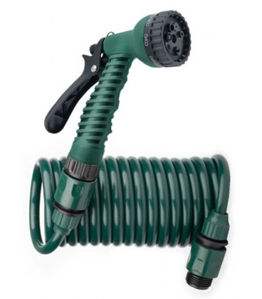 ΣΩΛΗΝΑΣ (ΛΑΣΤΙΧΟ) ΠΟΤΙΣΜΑΤΟΣ ΠΡΑΣΙΝΟ ΣΠΙΡΑΛ ΣΕΤ 15m